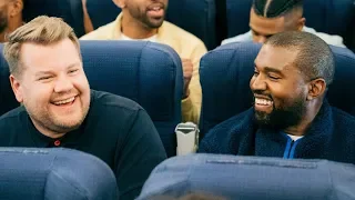 Kanye West Jokes About Kris Humphries During Airpool Karaoke with James Corden