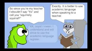 Adventures in English: Language Registers lesson