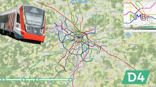 NIMBY Rails | Сквозь столетие Московского метрополитена | #19 D4 Железнодорожный-Апрелевка