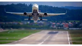 Planespotting 04.06.2016 Take Off on Runway 16/28 at Zurich Airport & Iron Maiden Ed Force One 747