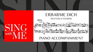 Erbarme dich, mein Gott - Accompaniment - Matthäus-Passion - Bach