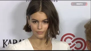 Kaia Gerber and Cindy Crawford arrive at Women's Guild Cedars-Sinai Annual Luncheon