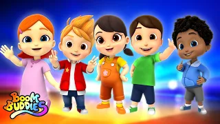 Canção de família dedo | Musicas infantil | Desenho animado | Boom Buddies Português | Educação