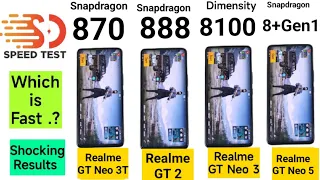 Realme GT Neo 5 vs Neo 3 vs Neo 3T vs GT 2 Speedtest Shocking Results OMG 😱 🔥🔥🔥
