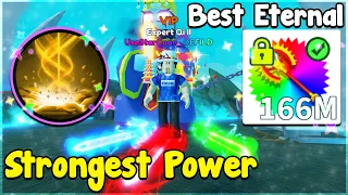 Getting The Strongest Power, Best Eternal Weapon And Became OP In Weapon Fighting Simulator Roblox