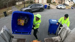 City of Bowie recycle pickup 2/9/2024 pt.2