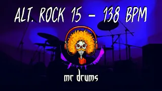 Alternative Rock 15 - 138 BPM | Backing Drums | Only drums