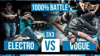 Electro vs. Vogue • 1000% Battle • Move&Prove International 8