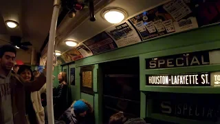 ⁴ᴷ⁶⁰ NYC Vintage Subway Train Ride 2018 from 42nd Street - Bryant Park to Second Avenue