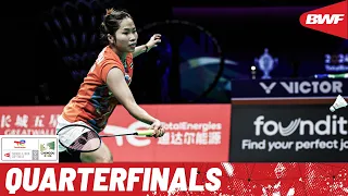 BWF Uber Cup Finals 2024 | Indonesia vs. Thailand | QF