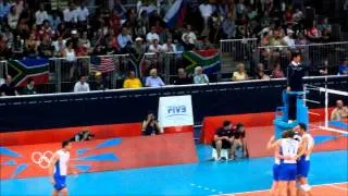 London 2012 Volleyball Russia Nikolay Apalikov Serve 201208010