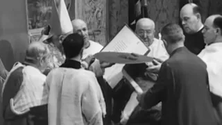 John XXIII creates seven new Cardinals. First Black Cardinal of Modern Era. Public Consistory 1960