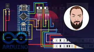 Крутой контроллер RGB+White на ARDUINO