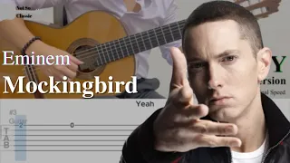 Mockingbird by Eminem (EASY Guitar Tab)