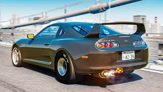 1200 Л.С / HP В TOYOTA SUPRA MK4! Я В ШОКЕ ОТ ТАКОЙ МОЩНОСТИ В ASSETTO CORSA НА РУЛЕ!