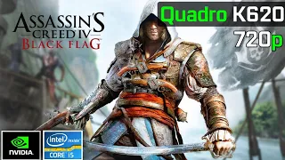 Assassin's Creed IV: Black Flag | NVIDIA Quadro K620 + I5 2500K | 720p, Med