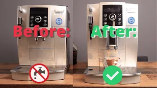 DeLonghi ECAM Fully Automatic Coffee Machine Repair | No Water Fix