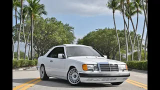 1989 Mercedes Benz 300CE W124 Walk around/ Drive in video