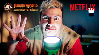 LUCCAS NETO PERDIDO NO ACAMPAMENTO JURÁSSICO | JURASSIC WORLD JÁ NA NETFLIX