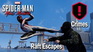 Raft Escapes (Crimes) Spider-Man Miles Morales FULL GAME Walkthrough