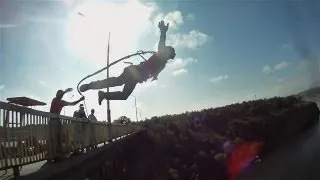 Extreme спорт Роупджампинг: Прыжки Rock&Rope с моста