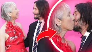 Keanu Reeves Opens Up Publicly - Kissing Girlfriend Alex Alexandra Grant!