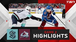 HIGHLIGHTS: Game 2 -- Seattle Kraken vs. Colorado Avalanche