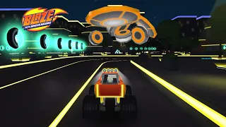 Blaze y los Monster Machines #219 🔥 Correr en este juego de carreras -  CORREDORES LUMINOSOS Mapa!