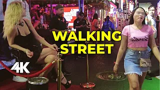 [4K] Nightlife on Walking Street in Pattaya January 2024
