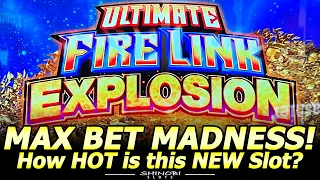 NEW Ultimate Fire Link Explosion Slot! MAX BET Madness! A Bonus, Handpay or Bust with Epic Comeback!