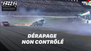 La course du Daytona 500 se termine par un accident spectaculaire