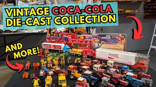 Vintage COCA-COLA Die Cast Collection Uncovered! MASSIVE Cranes Trucks & More