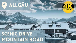 Drive through picturesque Bavarian villages | Oberstdorf, Allgäu | 4K UHD