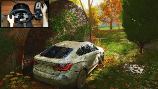 Rebuilding A BMW X6 M - Forza Horizon 4 Gameplay with Steering Wheel + Shifter