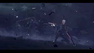 Vergil uses Judgement Cut End in DMC Mobile