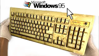 Yellowed Keyboard Restoration -  Plastic Turns White