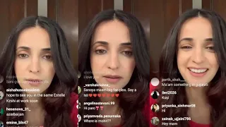 Sanaya Irani LIVE CHAT With fans | Talking About Lockdown || Instagram