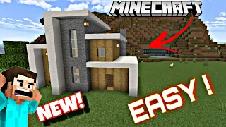 SMALL MODEN HOUSE IN MINECRAFT || 100% BEST FOR STARTER WORLD