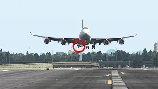 Incredible Pilot Saves 520 Passengers With This Landing| Xplane11