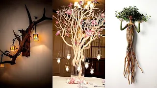 80+ Outdoor and Indoor Decoration Ideas with Twigs and Branches || Tree Branches Decor Ideas