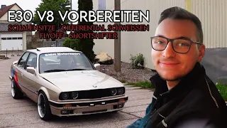 Wir bereiten den E30 V8 für sein erstes Treffen vor | 100% Sperre, ShortShifter und FlyOff