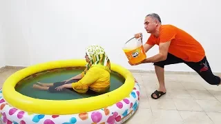 İn The Pool FANTA PRANK! ONLY Bucket Fanta hair KEREM'İN JOKE 2