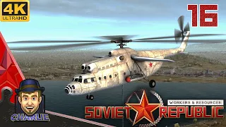 HELICOPTERS! - Workers and Resources Gameplay - 16 - Soviet Republic Lets Play