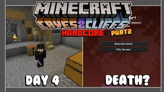 100 Hari di Minecraft Hardcore 1.18 tapi Bertahap! [Day 4 - Death] | Part.2 - Minecraft Indonesia