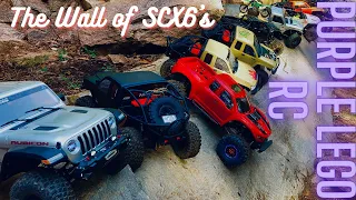 The SCX6 Takeover || SCX6 Wall Scx6 Group Crawl in North Carolina ||