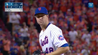 Jacob deGrom DOMINATES Dodgers on the way to Mets' win in huge game!