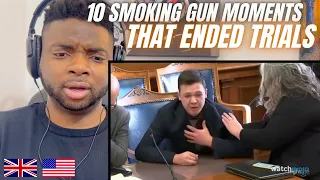 Brit Reacts To 10 SMOKING GUNS THAT ENDED TRIALS