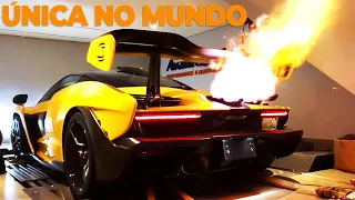 Única McLaren Senna DO MUNDO com um escapamento brasileiro Secret Weapon.