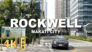 Walking inside one of Makati's most expensive addresses - Rockwell Center | 4K HDR | Philippines