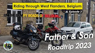 Europe Motorcycle Roadtrip 2023 EP03: Riding through West Flanders, Belgium